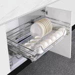 Kệ Bát Đĩa, Giá Bát Inox 304 Mã IV04 Lắp Tủ Dưới 2 Tầng Kéo Dẩy – Có Ray Trượt Giảm Chấn, Chịu Lực Tốt, Bảo Hành — ảnh 3