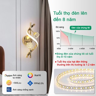 【CDO】đèn gắn tường cầu thang thiết kế tối giản sáng tạo màu vàng sang trọng trang trí phòng khách / phòng ngủ