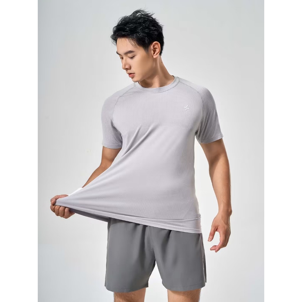 [TẶNG COMBO 2 TẤT]Set thể thao Gym Pickleball Áo thun Training Seamless Body Mapping Quần 5inch Essential Coolmate