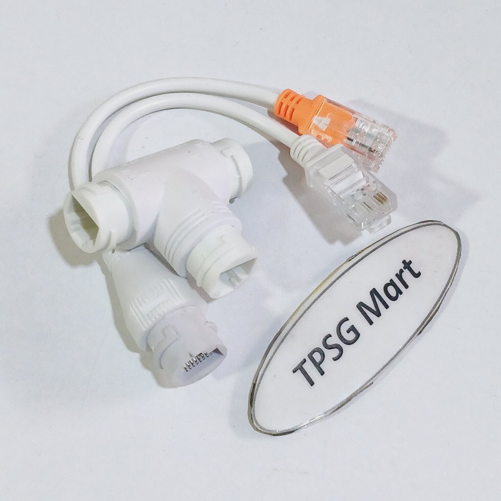 Cáp chia POE 1 ra 2 / Đầu cáp Mạng Lan Rj45 1 ra 2 dài 25Cm (1 In to 2 ...