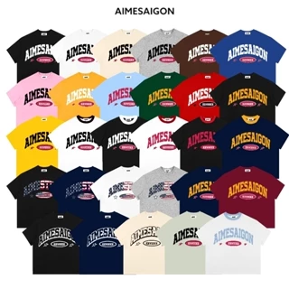 Áo Thun Big Boxy Local Brand AIMÉ Cotton Cổ Tròn Form Rộng Unisex Nam Nữ "AIMESAIGON XXVIIIXX" Oversize Streetwear Hot T