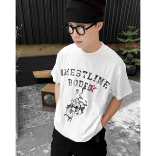 Áo thun MMESTLINE "RODEO" form Boxy in trame lụa vải Premium Cotton