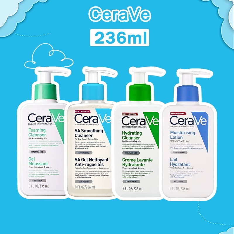 Sữa rửa mặt Cera ve 236ml/Daily Moisturizing Lotion&Sữa Rửa mặt/Moisturising Cream