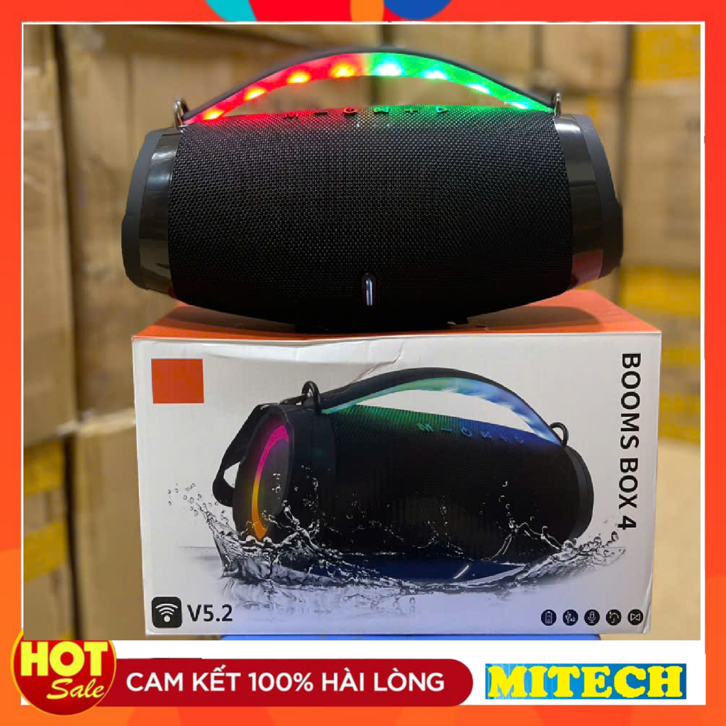 Loa Bluetooth BOOMBOX 4 (bản nâng cấp của Boombox 3) đèn led RGB công ...