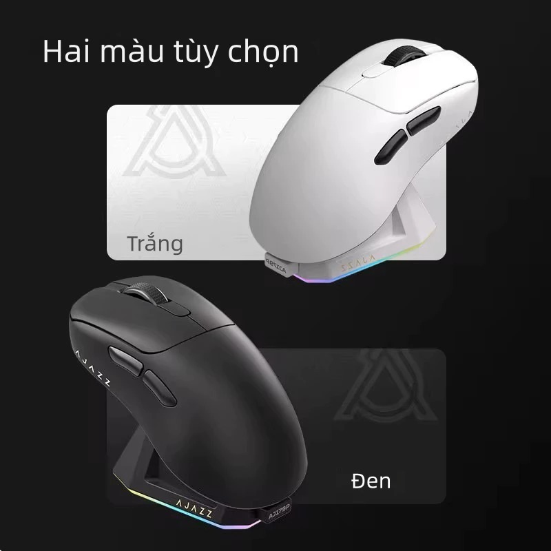 Chuột gaming không dây AJAZZ AJ179 pro  - 3 mode kết nối - Paw3395 - DPI 26000 - APP tùy chỉnh | BigBuy360 - bigbuy360.vn