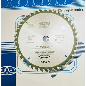 Sản Phẩm: Lưỡi Cắt Gỗ Covina 250-40 Răng - Siêu Bén-Siêu Bền- Tuổi thọ gấp 10 lần những lưỡi khác Thương hiệu: COVINA