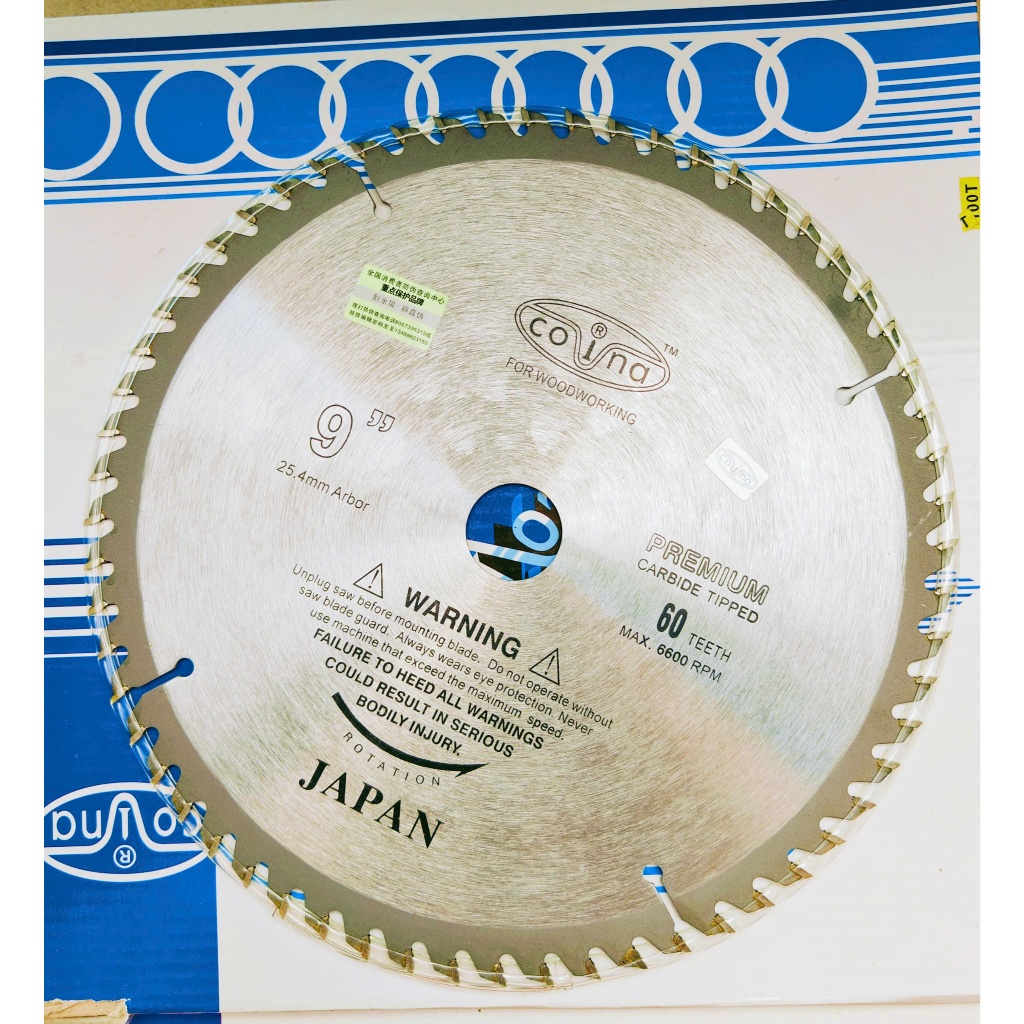 Lưỡi Cắt Gỗ Covina 230-60 Răng - Siêu Bén-Siêu Bền