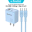 Bộ Sạc Nhanh 30W Basefast 2 Cổng Type-C Và USB Cho 15/16/17/Samsung/Oppo/Xiaomi