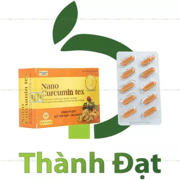 (VỈ) Viên uống dạ dày NGHÊ NANO CURCUMIN TEX bột tam thất, cao xạ đen, giảm viêm loét dạ dày tá tràng, đầy hơi - 30v