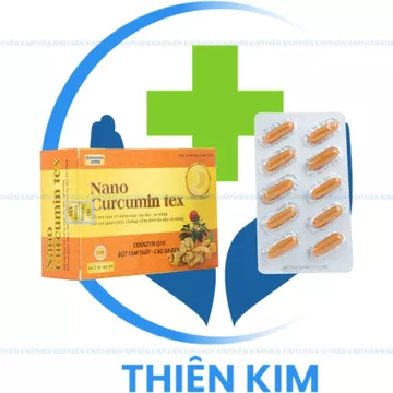 (VỈ) Viên uống dạ dày NGHÊ NANO CURCUMIN TEX bột tam thất, cao xạ đen, giảm viêm loét dạ dày tá tràng, đầy hơi - 30v