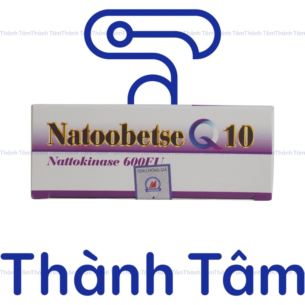 Viên uống NATOOBETSE Q10 TÍM 30V hỗ trợ hoạt huyết dưỡng não, tăng trí nhớ, giảm hoa mắt, chóng mặt