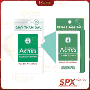 Giấy thấm dầu, Phim thấm dầu kiểm soát nhờn, ngừa mụn Acnes Oil Remover Paper 100 tờ