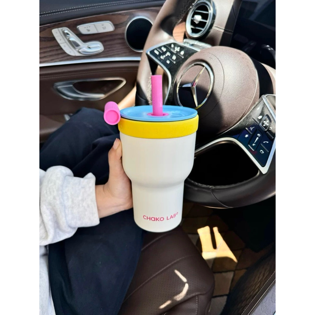 (Chính Hãng) Ly Giữ Nhiệt 24h 𝐂𝐡𝐚𝐤𝐨𝐥𝐚𝐛 2 Lớp 600ml Màu Kẹo Ngọt Xinh Xắn | BigBuy360 - bigbuy360.vn