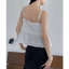 Áo Kiểu 2 Dây Cách Điệu Xòe Nhẹ Form Rộng Kèm Cột Nơ và Xếp Ly - Xiao Top Gem Boutique