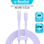 Cáp Sạc Nhanh 27W Basefast Silicone Cho 8-14PRM Type C to LN, Chống Quá Tải Nhiệt