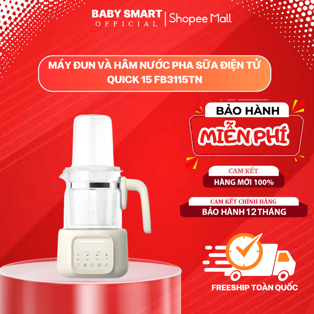 Máy đun nước và hâm nước pha sữa điện tử Fatz baby QUICK 9, Quick 12, Quick 12 plus, Quick 15, Quick 16, Quick 16 Plus