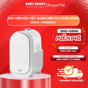 MÁY HÂM SỮA TIỆT TRÙNG ĐIỆN TỬ 2 BÌNH - DUO 6 - FATZ BABY FB3090CY