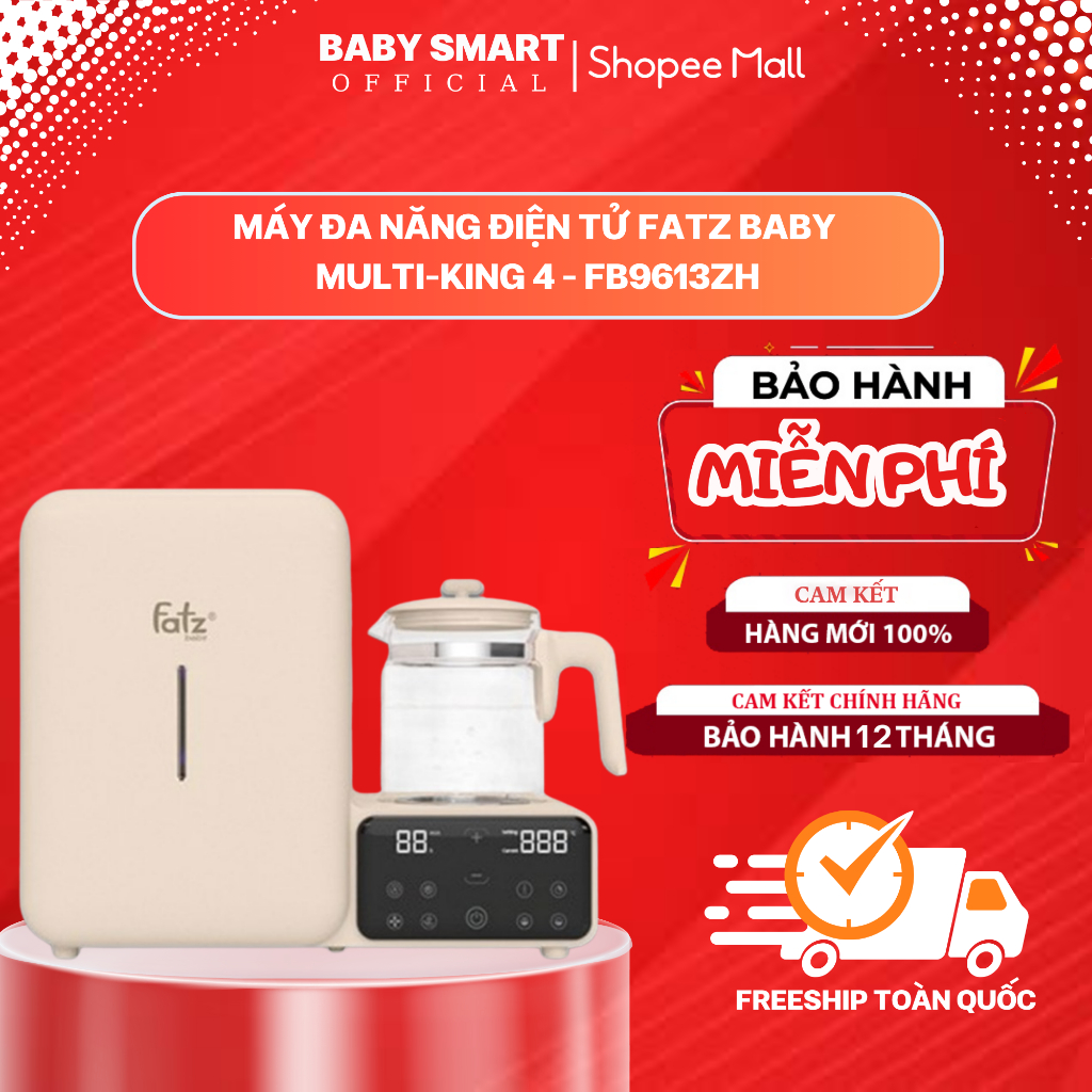 Máy đa năng điện tử tiệt trùng UVC LED Sấy khô Đun hâm nước Fatz Baby Multi-King 2 - Multi-King 3 - Multi-King 4 BH 12th