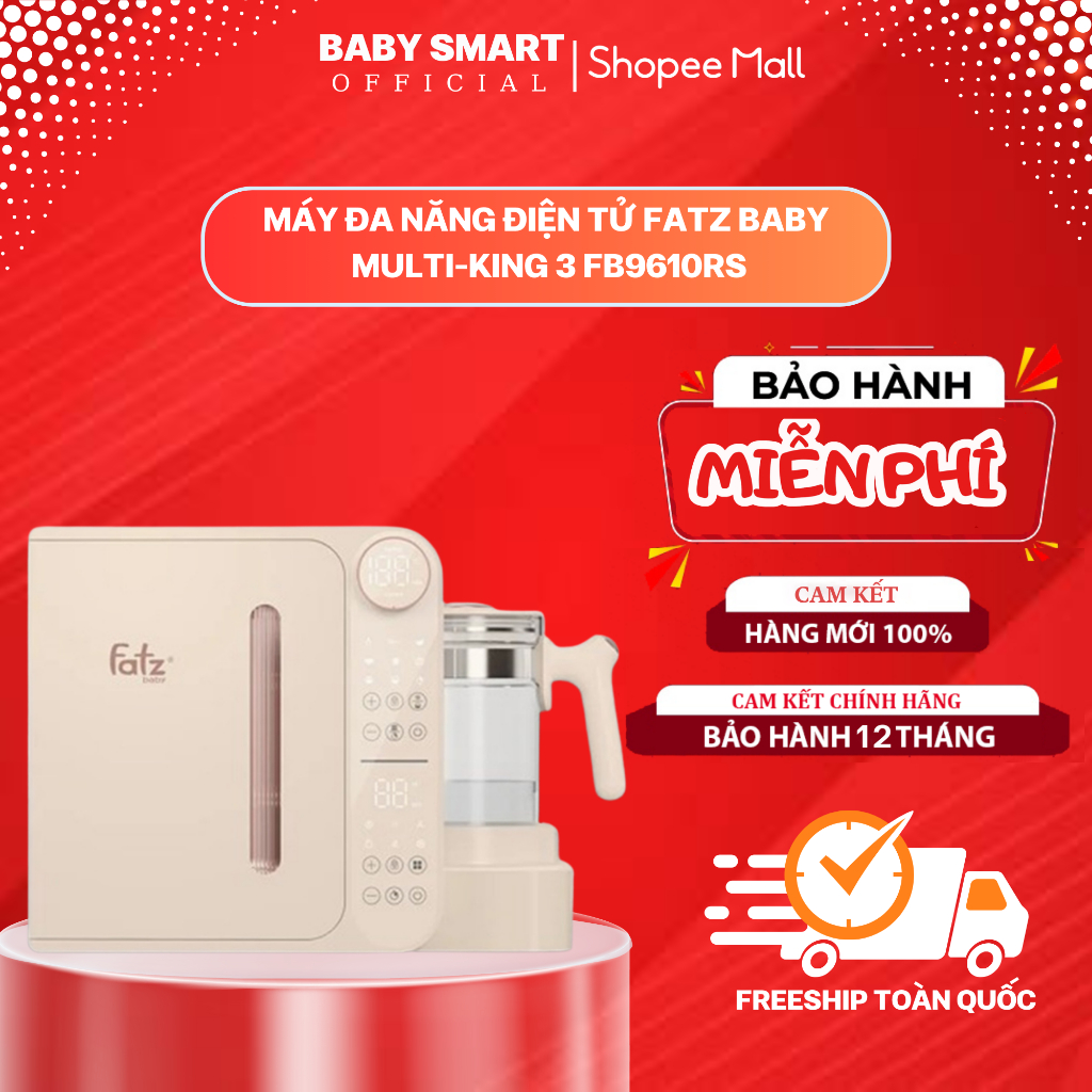 Máy đa năng điện tử tiệt trùng UVC LED Sấy khô Đun hâm nước Fatz Baby Multi-King 2 - Multi-King 3 - Multi-King 4 BH 12th