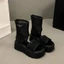 Giày Sandal Cổ Cao Lỗ Thoáng Khí Đế Dày 7cm Cá Tính Hàng QC