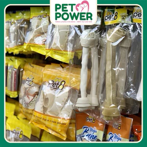 Xương Gặm Da Bò Loại 1 Cho Chó PET8 Rawhide Dog Chews Nhiều Mẫu Gói Lớn