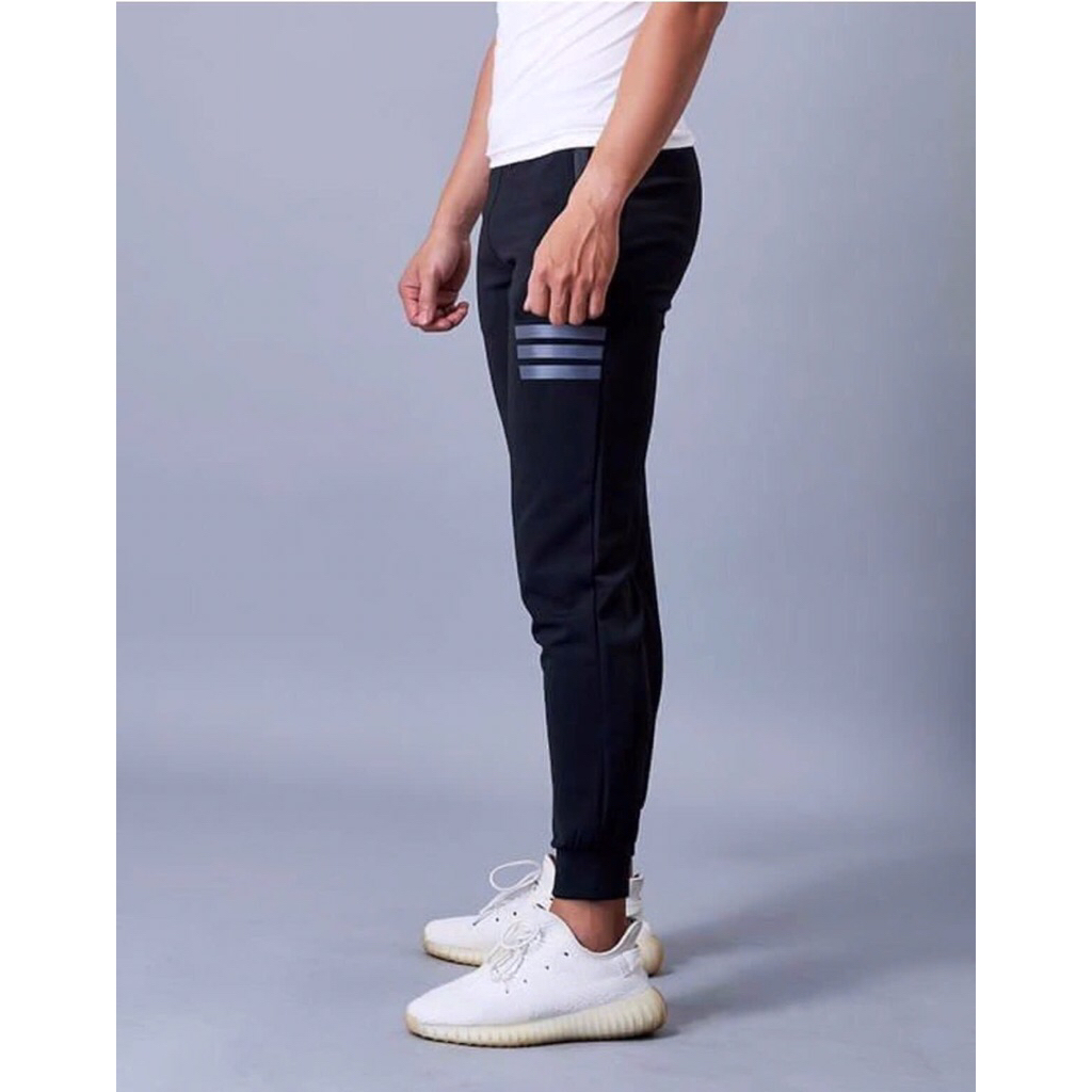 Quần nam dài jogger thun tập gym chạy bộ cao cấp vải co giãn 4 chiều thấm hút mồ hôi không nhăn shopthethaokute