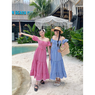 Váy Caro Sunny Dress Dáng Dài Tiểu Thư DamibyQuynh