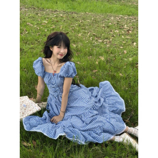 Váy Caro Sunny Dress Dáng Dài Tiểu Thư DamibyQuynh