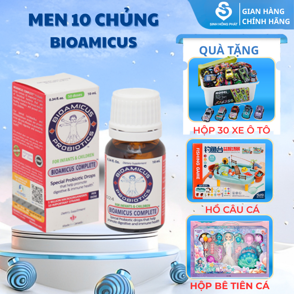 Men Vi Sinh 10 Chủng Bioamicus Complete - Nhập khẩu chính hãng Canada ...