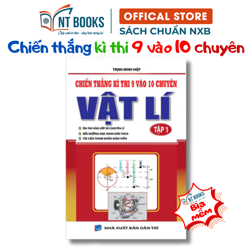 Combo 10 Cuốn Sách Việt Nam Sách - Combo Chiến Thắng Kì Thi 9 Vào 10 Chuyên Môn Vật Lí ( Tập 1