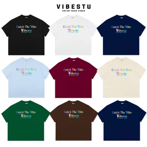 Áo Thun Local Brand VIBESTU " Color Collection " Form Big Boxy Unisex 250Gsm Cotton