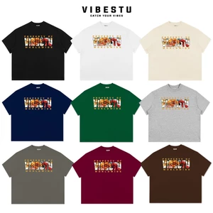 Áo Thun Local Brand VIBESTU " Property ", Áo Thun Boxy Form Rộng Unisex 250Gsm 100% Cotton