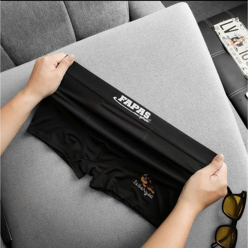 Combo 4 quần boxer nam màu đen thun lạnh,quần sịp nam nhiều mẫu,Quần lót sịp đùi nam co giãn 4 chiều kháng khuẩn