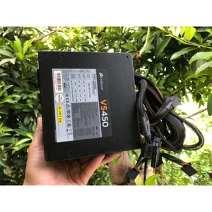 Bộ nguồn máy tính Công suất thực CORSAIR VS 450 W có 2 nguồn phụ 8 Pin cắm Card VGA