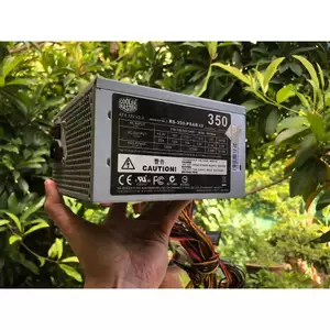 Bộ nguồn máy tính Công suất thực COOLER MASTER 350 W có 1 nguồn phụ 6 Pin cắm Card VGA