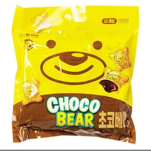 Bánh Quy Hình Gấu Nhân Socola No Brand 300G