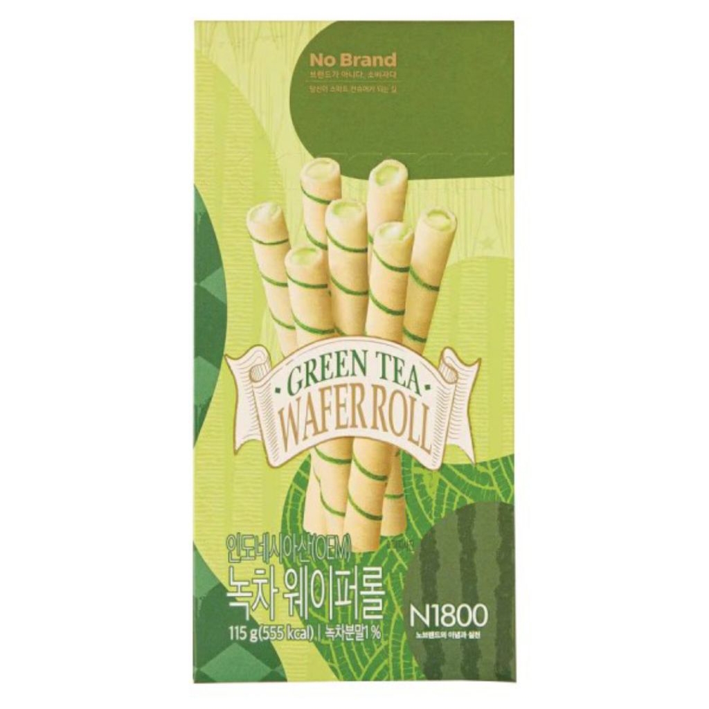[TẶNG QUÀ HĐ 200K TRỞ LÊN TỪ 05-08.07]Bánh Ống No Brand Vị Trà Xanh Hộp 115G