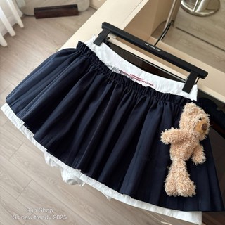 Set áo polo form rộng in hình lớn phối chân váy nhún bèo xòe đính gấu xinh nhẹ nhàng cho nàng đi chơi – BaoTrang.clothes