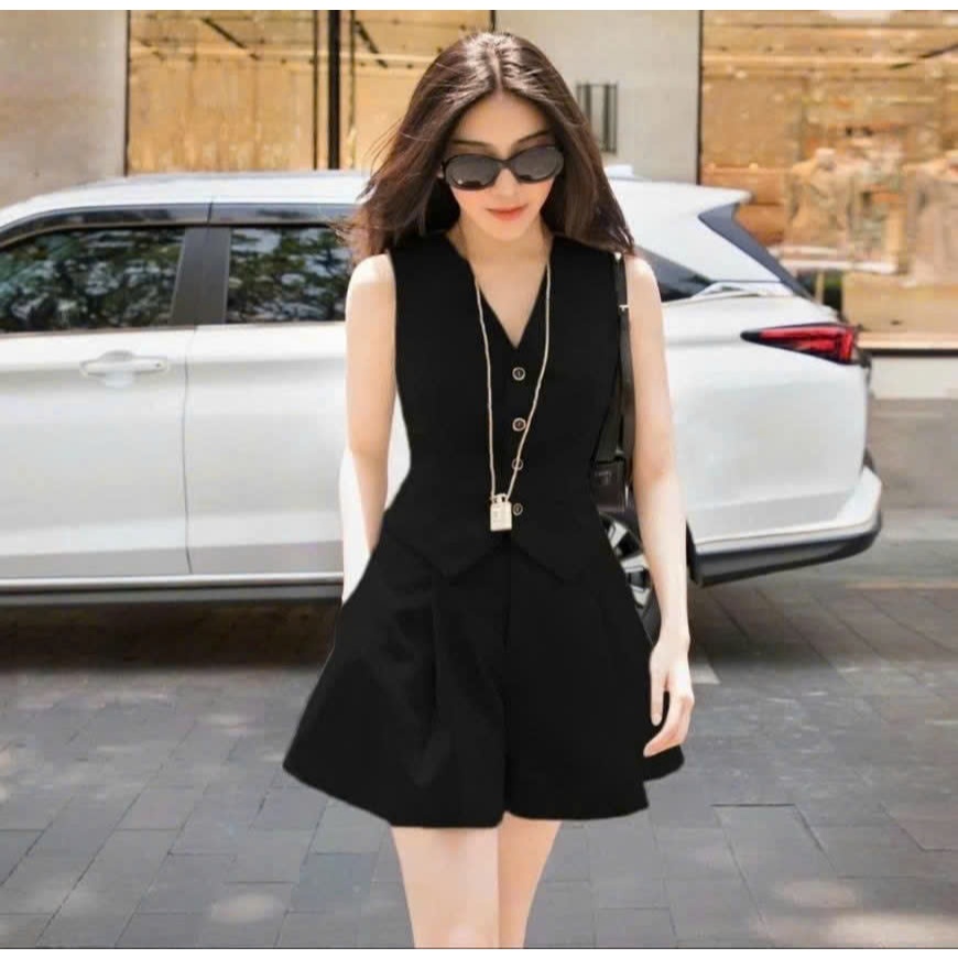 SET Gile Nữ Thời Trang KÈM Quần Thời Trang Vải COTTON Lạnh Thoáng Mát Dễ Mặc