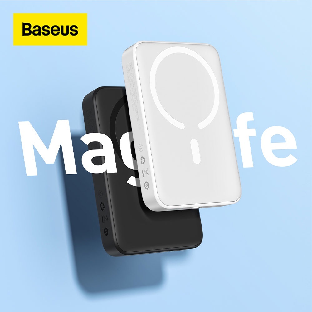 Sạc Dự Phòng Baseus 22.5W PD Từ Tính Không Dây 10000mAh – Thiết Kế Mini Tiện Mang Theo, Sạc Nhanh, Hút Chắc