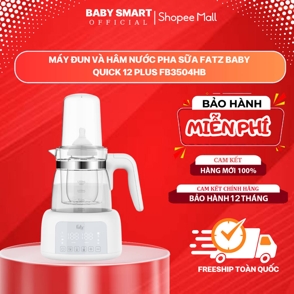 Máy đun nước và hâm nước pha sữa điện tử Fatz baby QUICK 9, Quick 12, Quick 12 plus, Quick 15, Quick 16, Quick 16 Plus
