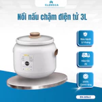 Nồi Nấu Chậm Điện Tử BENNIX 3L Men Sứ Cao Cấp  Slow Cooker Hầm Cháo, Ninh Xương Chưng Yến Bảo Hành Chính Hãng 24 Tháng — ảnh 1