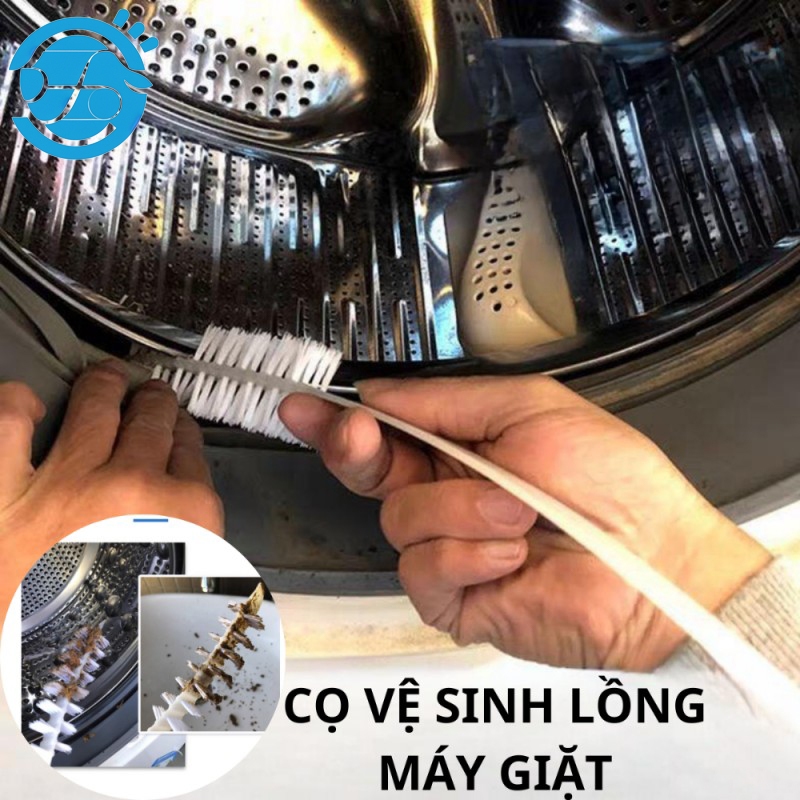 Cọ Vệ Sinh Lồng Máy Giặt Bàn Chải Chà Kẽ Lồng Giặt Đầu Nilon - Dụng Cụ Làm Sạch Lồng Giặt