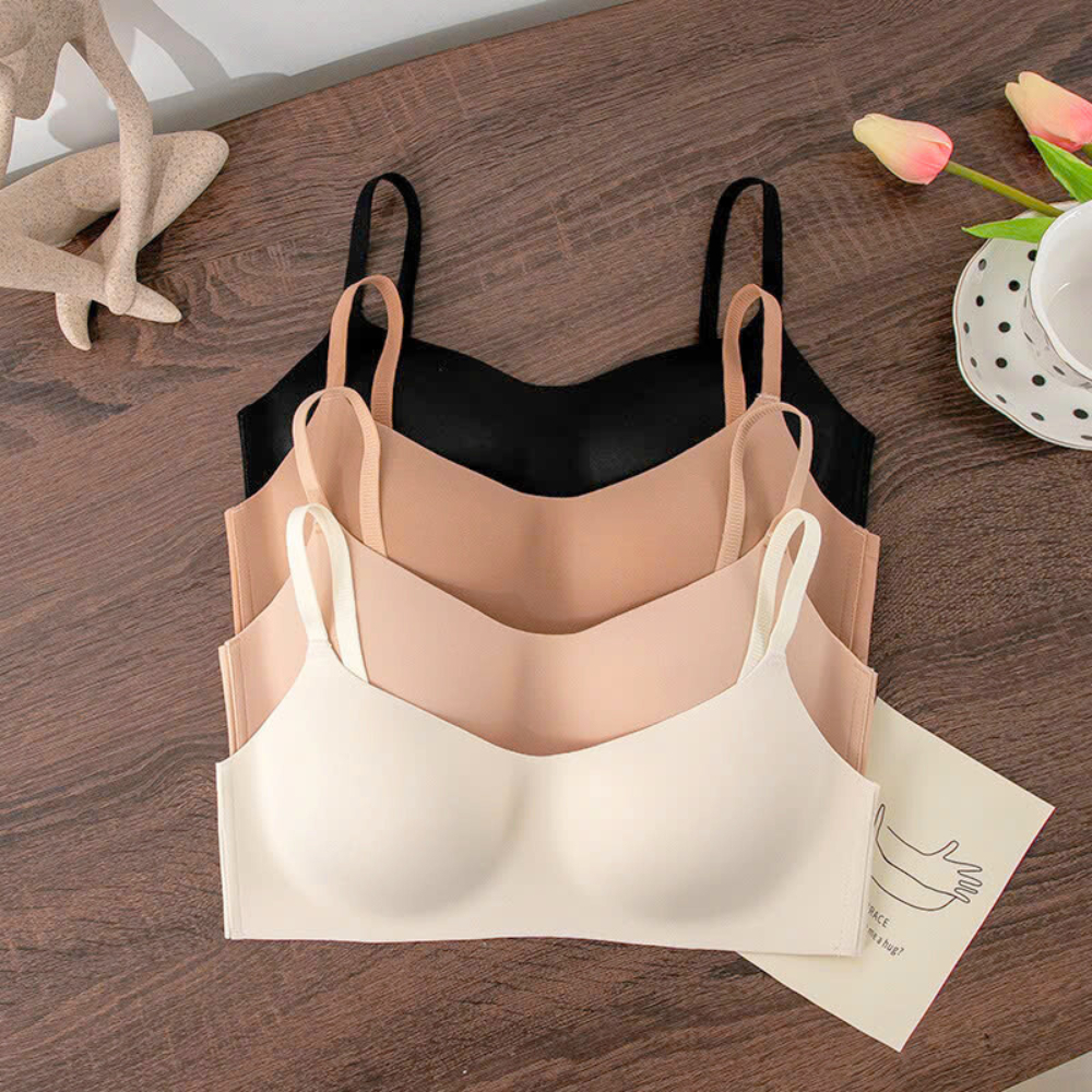 Áo Ngực Một Mảnh Không Gọng Không Đường May Chống Chảy Xệ Thoáng Khí Thoải Mái Cho Nữ 1143