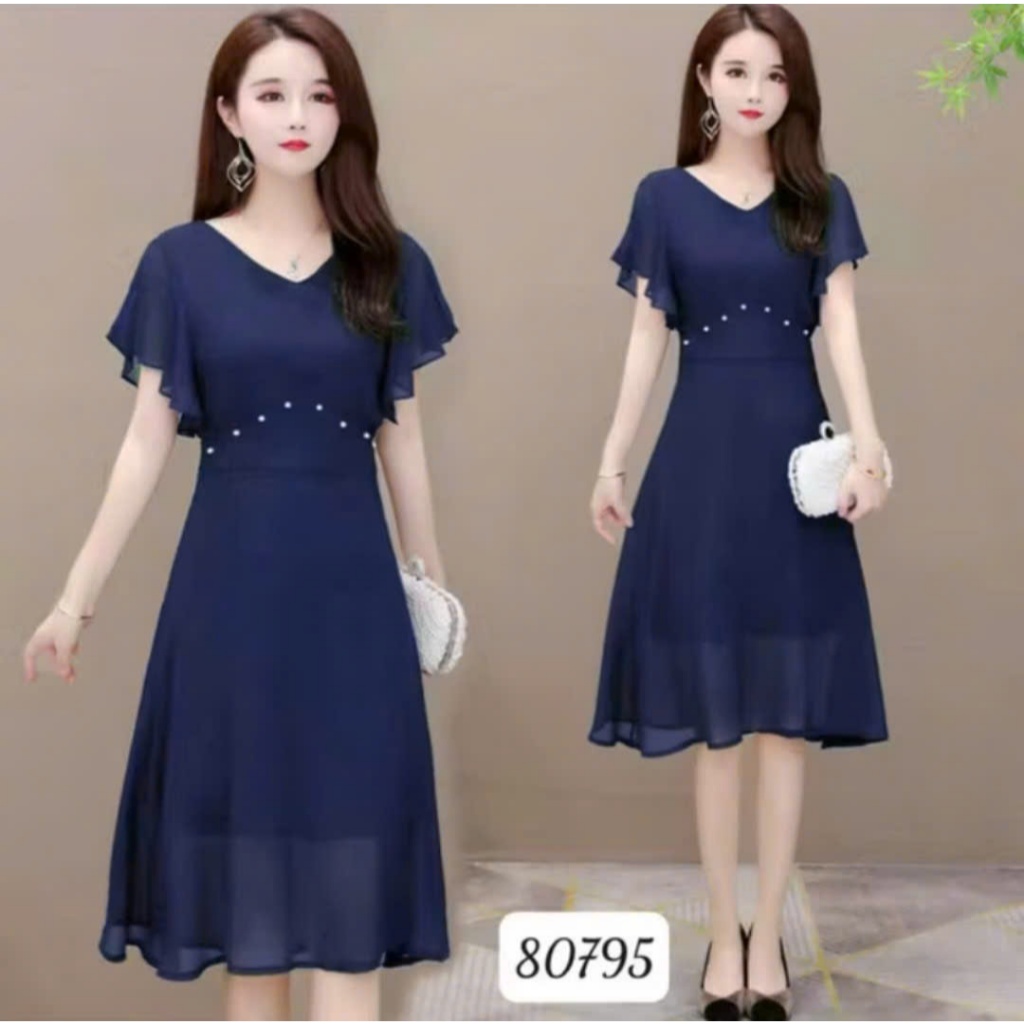 Đầm Nữ Voan CƯỜM Đính Viền Cực Đẹp Thiết Kế Sang Chảnh THỜI TRANG
