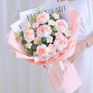 [HCM] Bó hoa hồng len - quà tặng ý nghĩa dành cho người thương