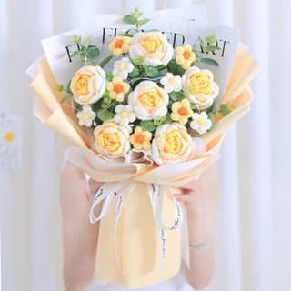 [HCM] Bó hoa hồng len - quà tặng ý nghĩa dành cho người thương