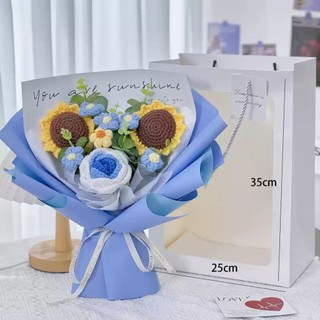 [HCM] Bó hoa hồng len - quà tặng ý nghĩa dành cho người thương