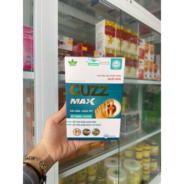 GUZZ MAX hỗ trợ giảm acid uric, giảm nguy cơ gout