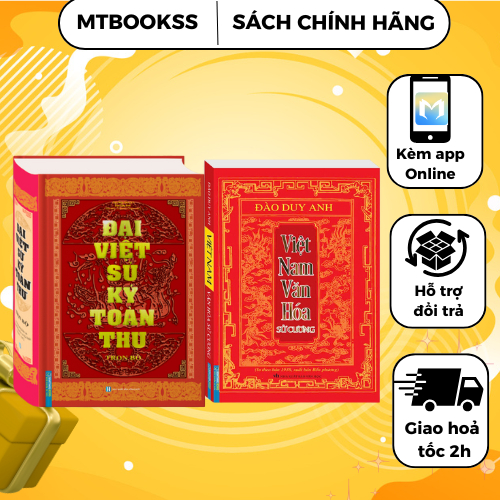 Sách - Combo Đại Việt Sử Ký Toàn Thư Trọn Bộ + Việt Nam Văn Hóa Sử Cương